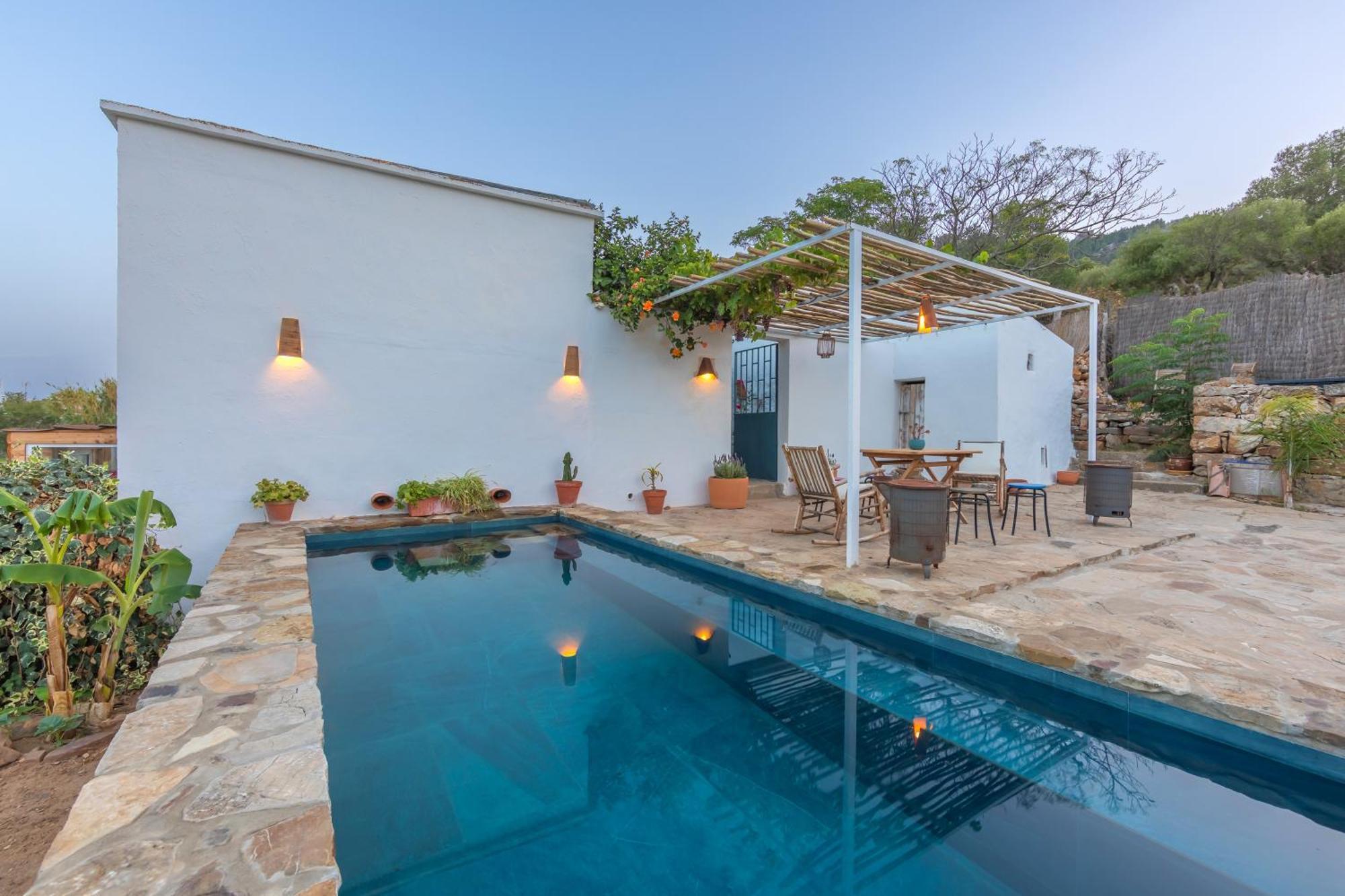 Casa Cortijo Piscina Privada Y Sauna Tarifa Exterior photo